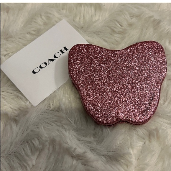 Coach Pink Glitter Butterfly Accessory - Picture 4 of 4